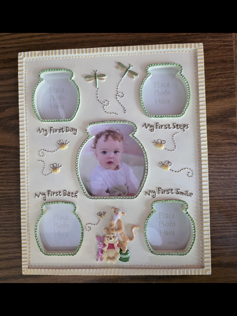 Disney Winnie The Pooh 9x11 Baby's First Picture Frame